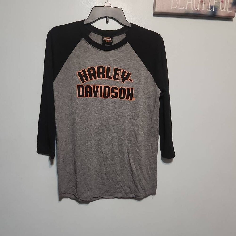Harley Davidson size S Women's 3/4 sleeve T-shirt Perry